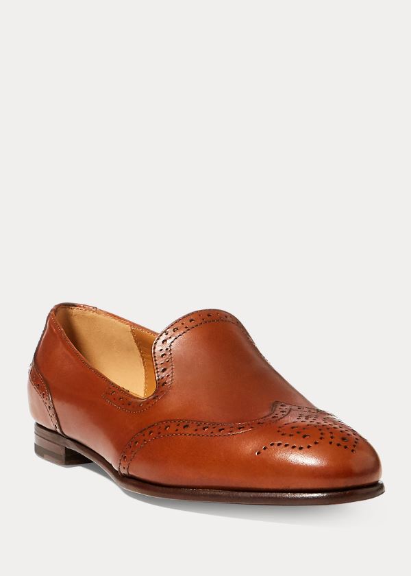 Ralph Lauren Quincy Calfskin Loafers Dame Danmark (PNIBW9473)